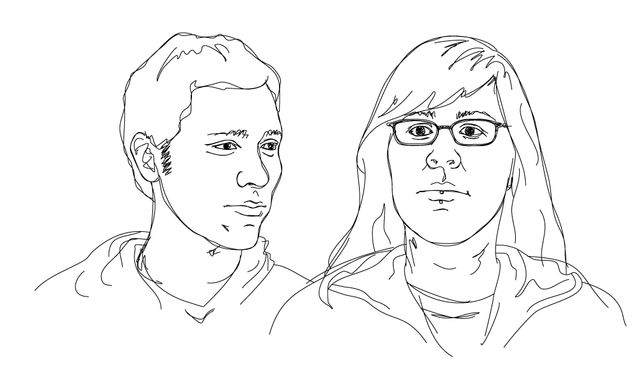 Black and white sketch